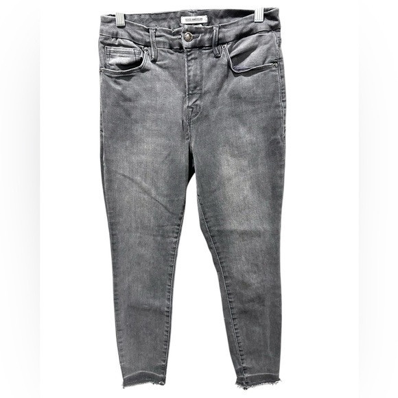 Good American Denim - Good American Good Legs Crop Grey Size 8/29